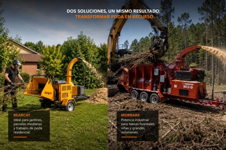 Chipeadora Bearcat vs Morbark: Cuál Elegir Según tu Proyecto en Chile 4 Chipeadora Bearcat vs Morbark: Cuál Elegir Según tu Proyecto en Chile