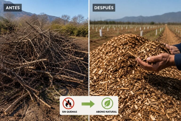 Chipeo de Poda: La Alternativa Legal y Rentable a la Quema en Chile 5 Chipeo de Poda: La Alternativa Legal y Rentable a la Quema en Chile